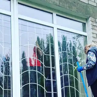 Моем окна на заводе